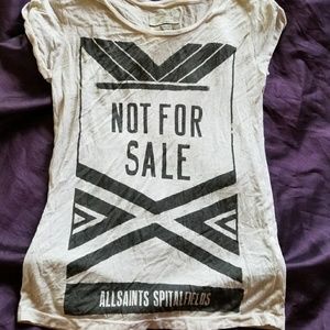 AllSaints Spitalfields Distressed Campaign Shirt